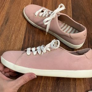 Vionic dusty pink suede, lace up athletic-leisure shoes sz9.5 May run small